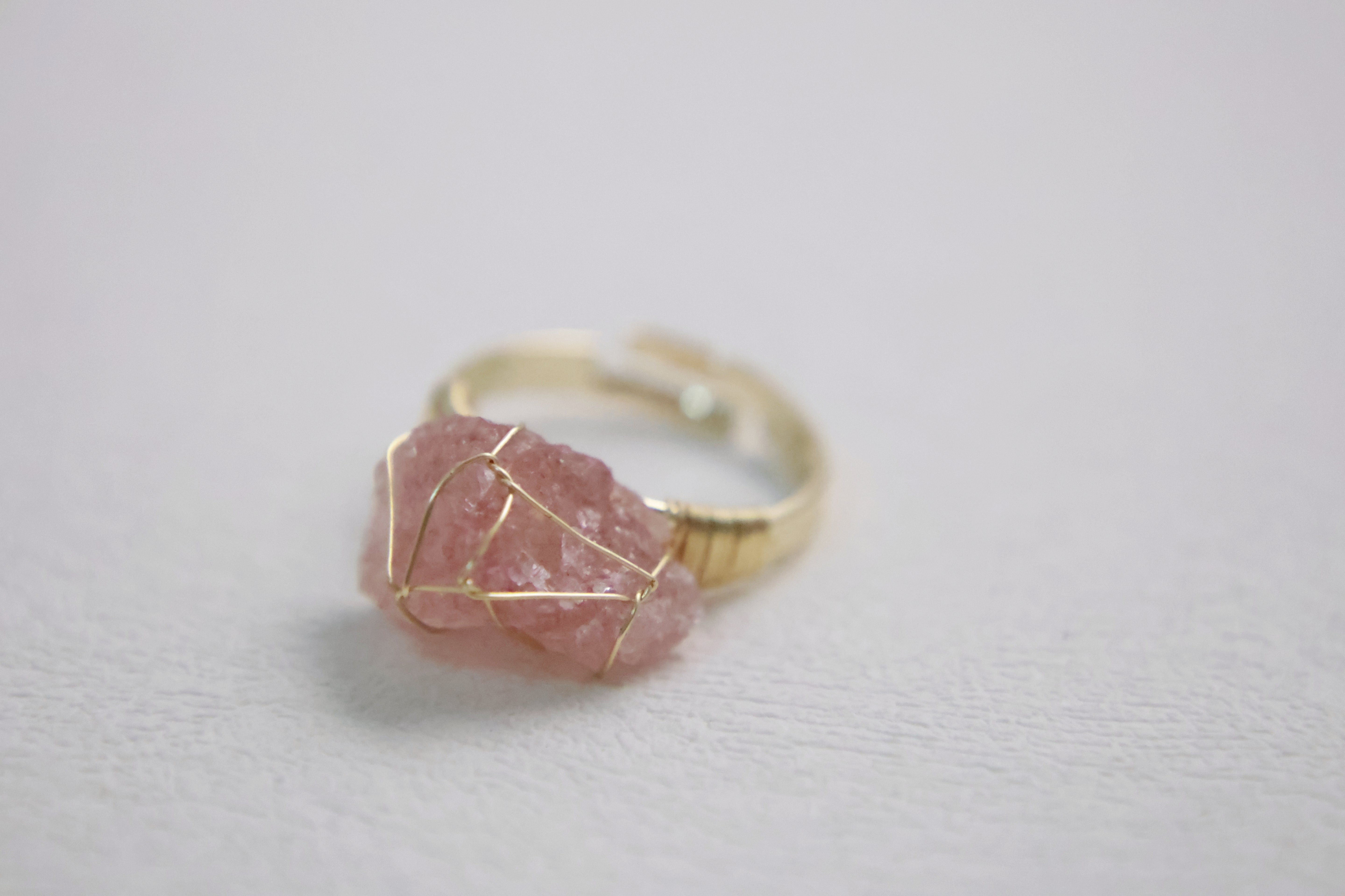 Earthly Gems Collection - Natural Raw Stone Rings in Silver and Gold