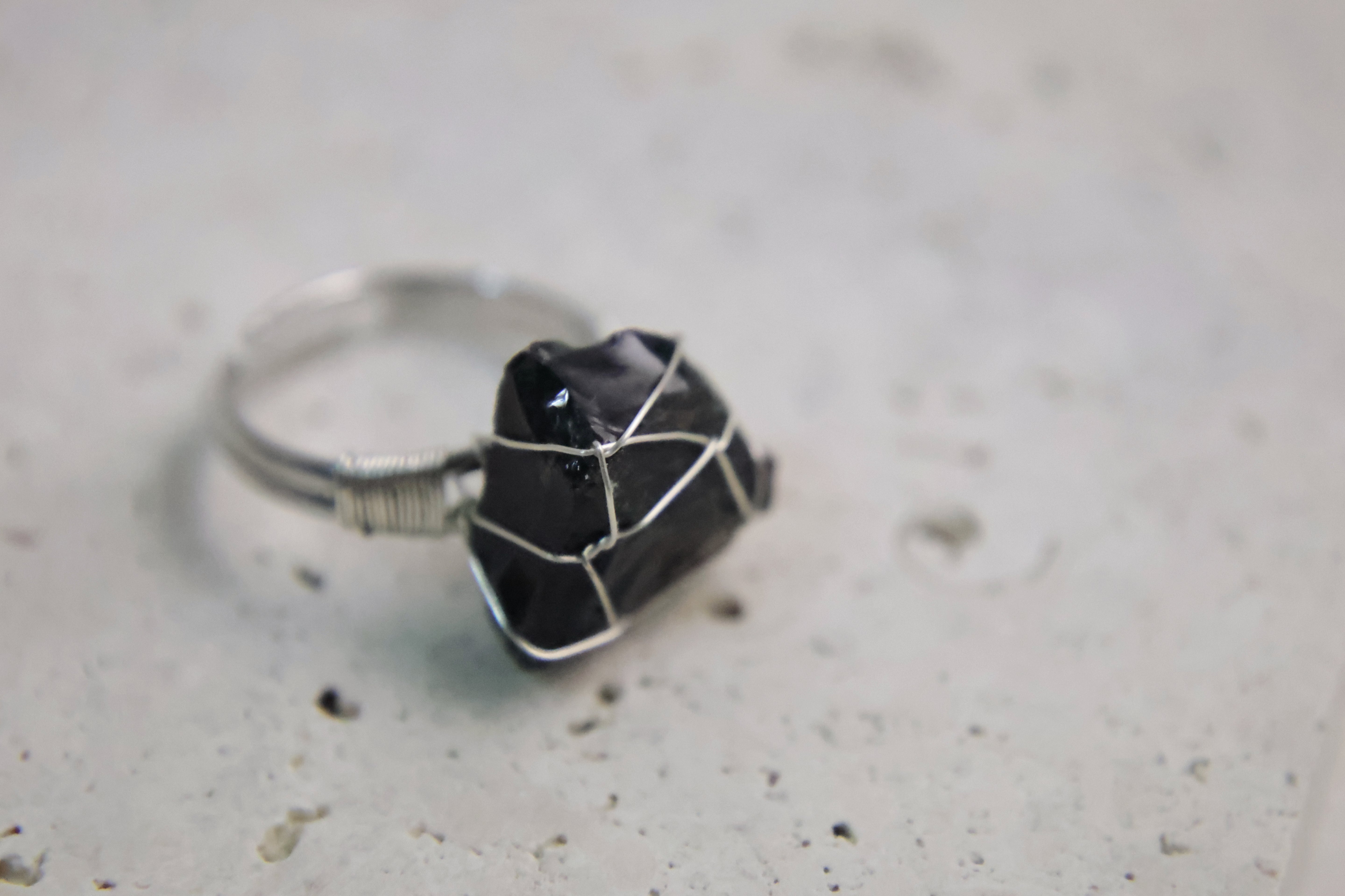 Earthly Gems Collection - Natural Raw Stone Rings in Silver and Gold