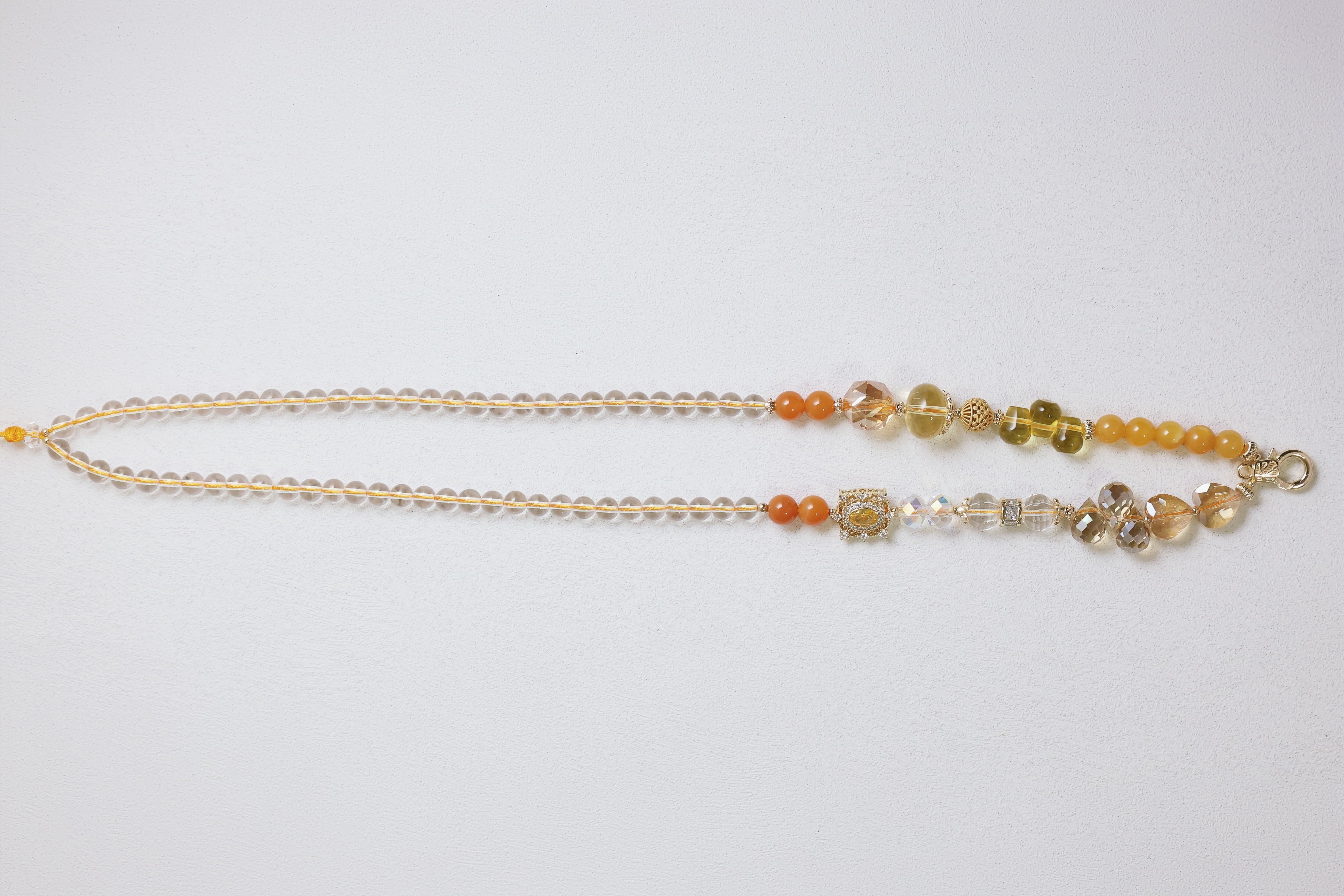 Blushing Lights - Multi-Purpose Amber & Crystal Chain